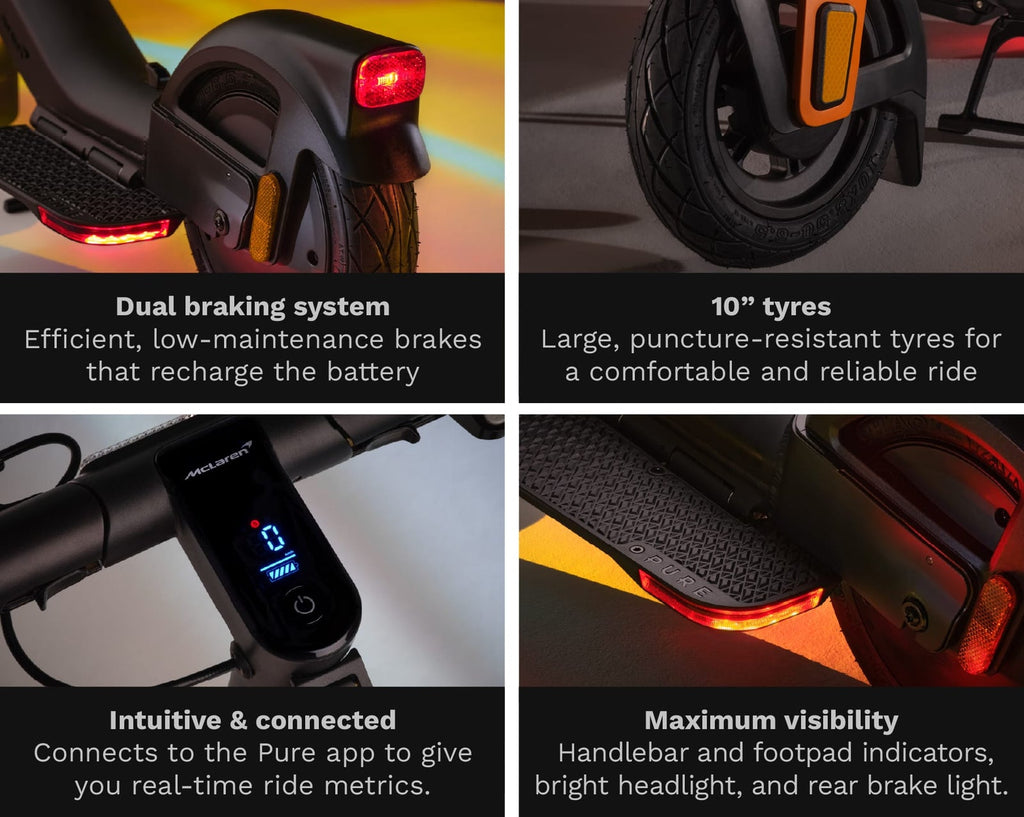 PURE X MCLAREN BLACK
Engineered with racing DNA.